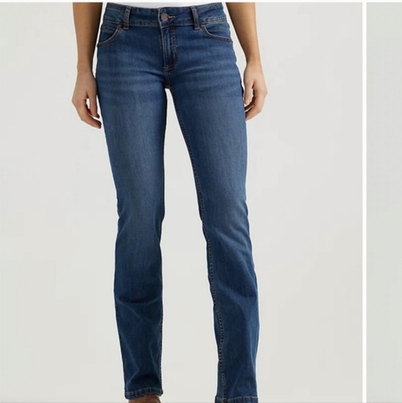 Wranglers WOMENs MID-RISE BOOTCUT JEANs size 28/5x36 brand new - Picture 3 of 5